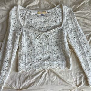 urban outfitters crochet crop top